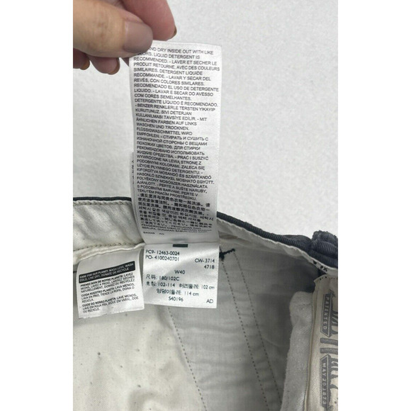 Levis Mens Cargo Shorts Size 40 Black Baggy Skater Y2K Grunge Flap Pockets - Picture 16 of 16